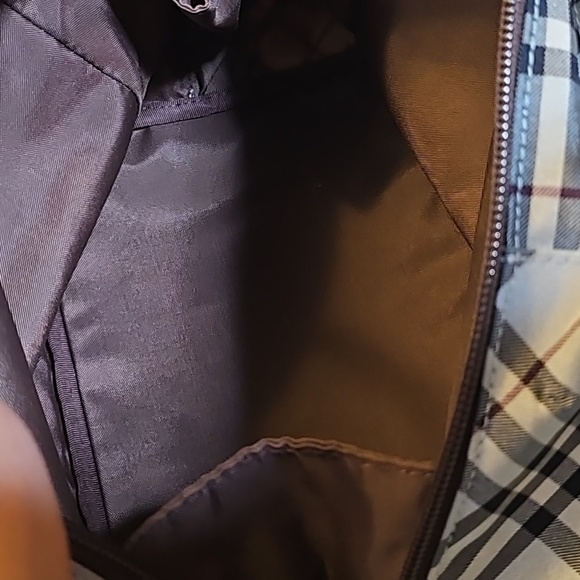 BURBERRY LONDON RARE BLUE PLAID HANDBAG - Picture 11 of 15